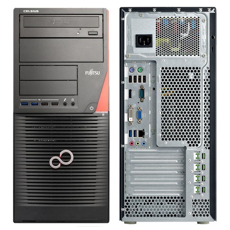 Fujitsu Celsius W530 (Intel Xeon E3-1245V3/3.40GHz/16GB/500GB SSD/AMD FIREPRO W2100 {2GB})